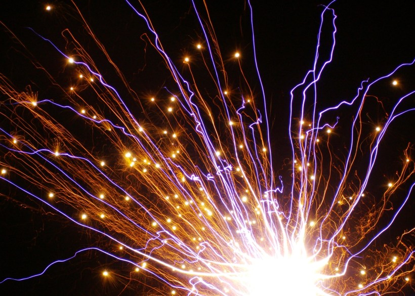 Dancing Fireworks by Reneé Marie Fox